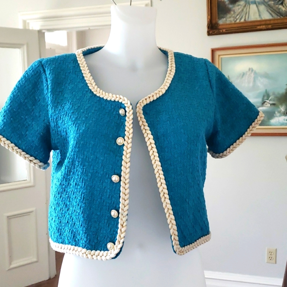 Tweed Pearl Blazer